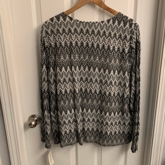 Alfred Dunner Long-Sleeved Top - Picture 2 of 5